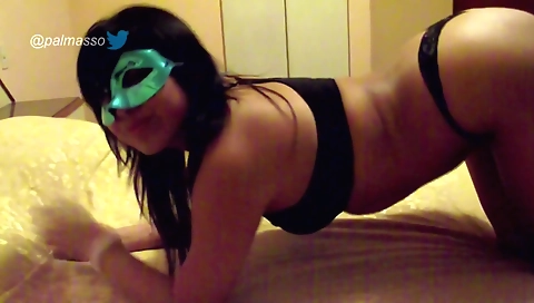 Latina babe having an interracial fuck in the hotel