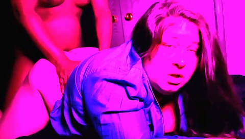 Amateur big tittie brunette sucking and sticking her cock in