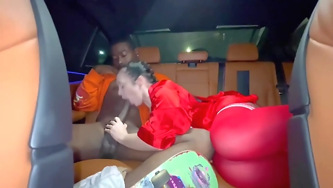 Brunette with huge boobs gets fucked by a big dick