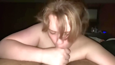 Busty tattooed milf with a big ass sucks and fucks bbw