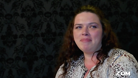 Big black cock deepthroated and pounded in a interracial scene