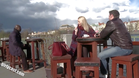 Cuckold fucker gets her mouth and ass fucked in the same movie