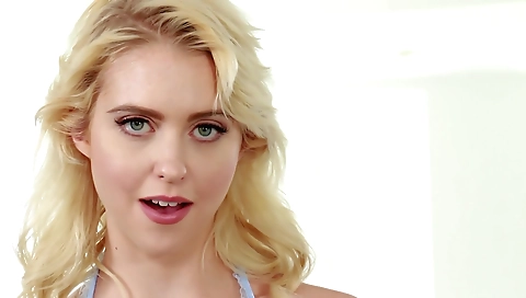 Blonde teen fucked in different ways on the porn video