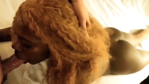 Teen with a perfect body is playing with her boyfriend