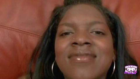 Horny black and white amateur video with hairy pussy