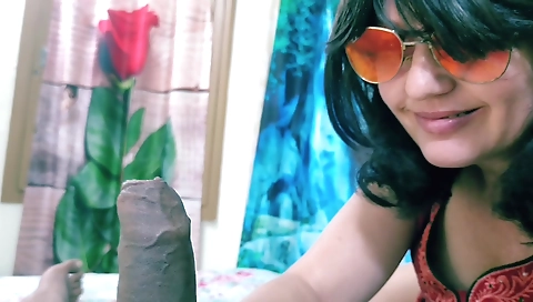 Amateur interracial porn with a hard and sexy mature babe