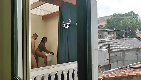 Big booty brunette gets her pussy fucked by a dude