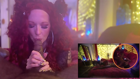 Mature woman with a hairy cunt enjoys her bf's cum